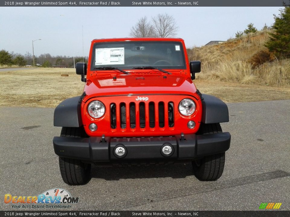 2018 Jeep Wrangler Unlimited Sport 4x4 Firecracker Red / Black Photo #3