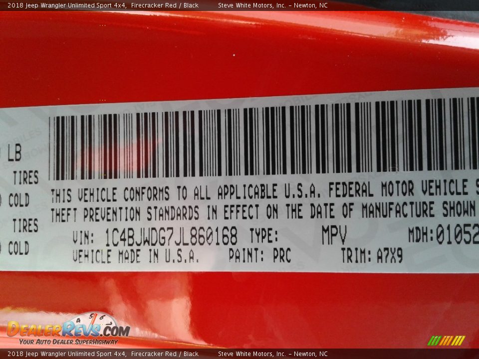 2018 Jeep Wrangler Unlimited Sport 4x4 Firecracker Red / Black Photo #27