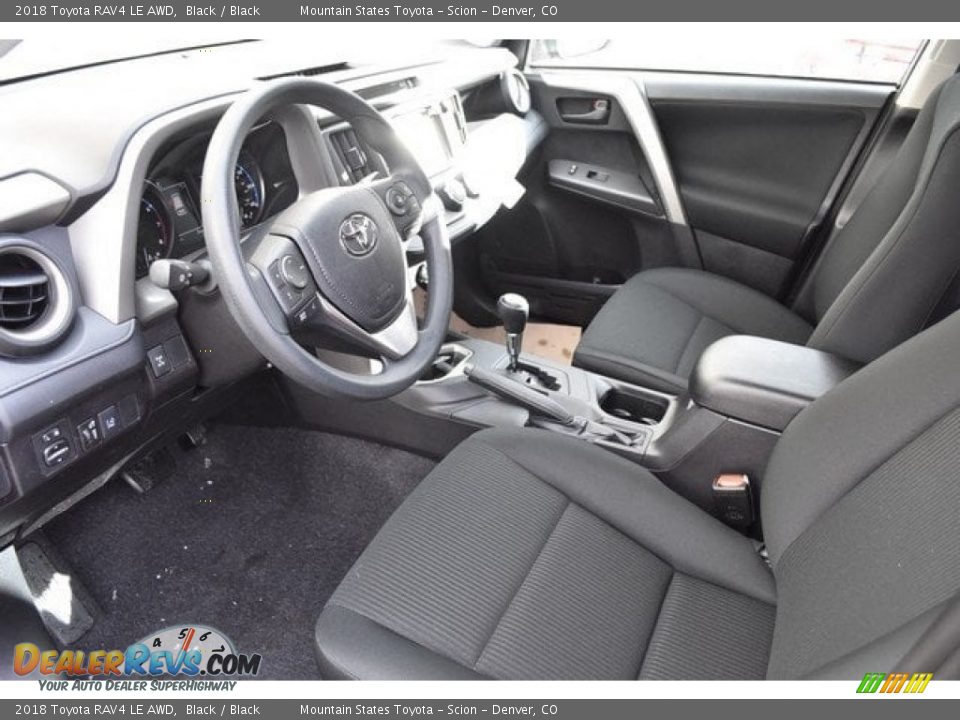 2018 Toyota RAV4 LE AWD Black / Black Photo #5