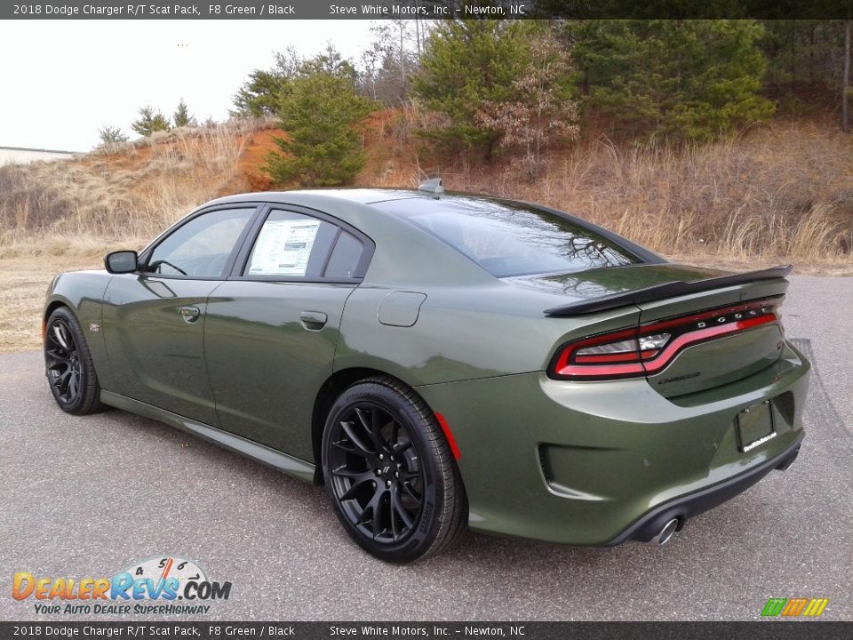 2018 Dodge Charger R/T Scat Pack F8 Green / Black Photo #9