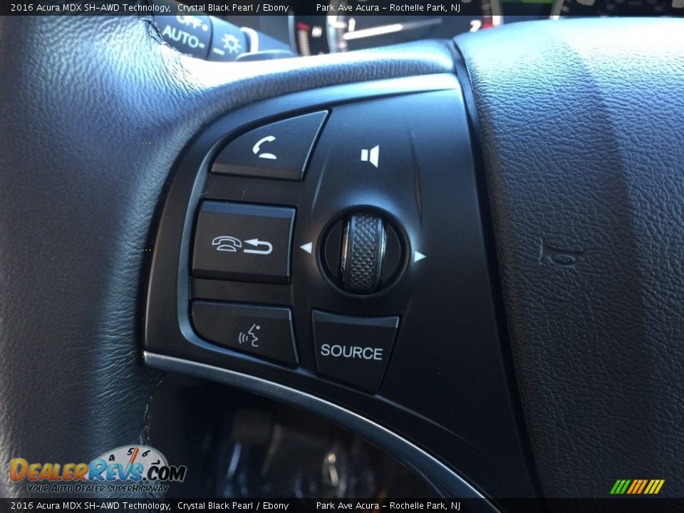2016 Acura MDX SH-AWD Technology Crystal Black Pearl / Ebony Photo #18