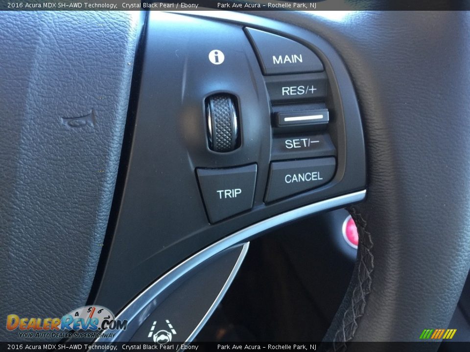 2016 Acura MDX SH-AWD Technology Crystal Black Pearl / Ebony Photo #19