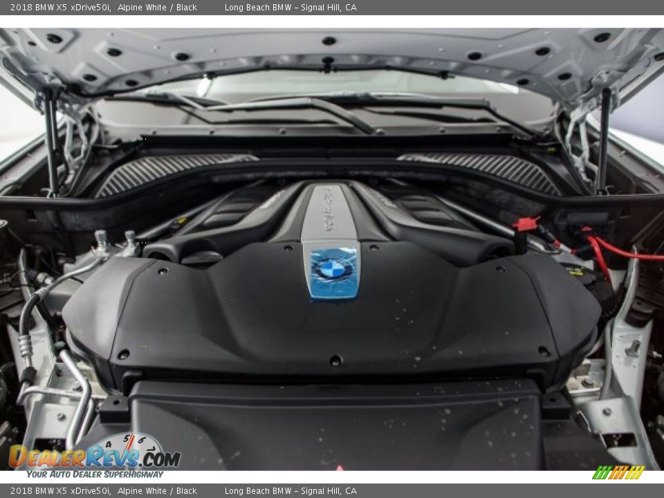2018 BMW X5 xDrive50i Alpine White / Black Photo #8