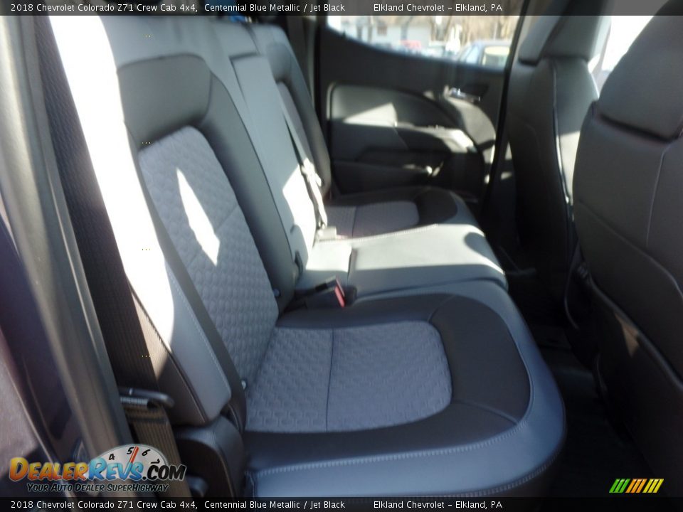 2018 Chevrolet Colorado Z71 Crew Cab 4x4 Centennial Blue Metallic / Jet Black Photo #24