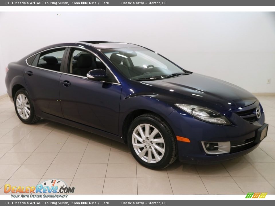 2011 Mazda MAZDA6 i Touring Sedan Kona Blue Mica / Black Photo #1