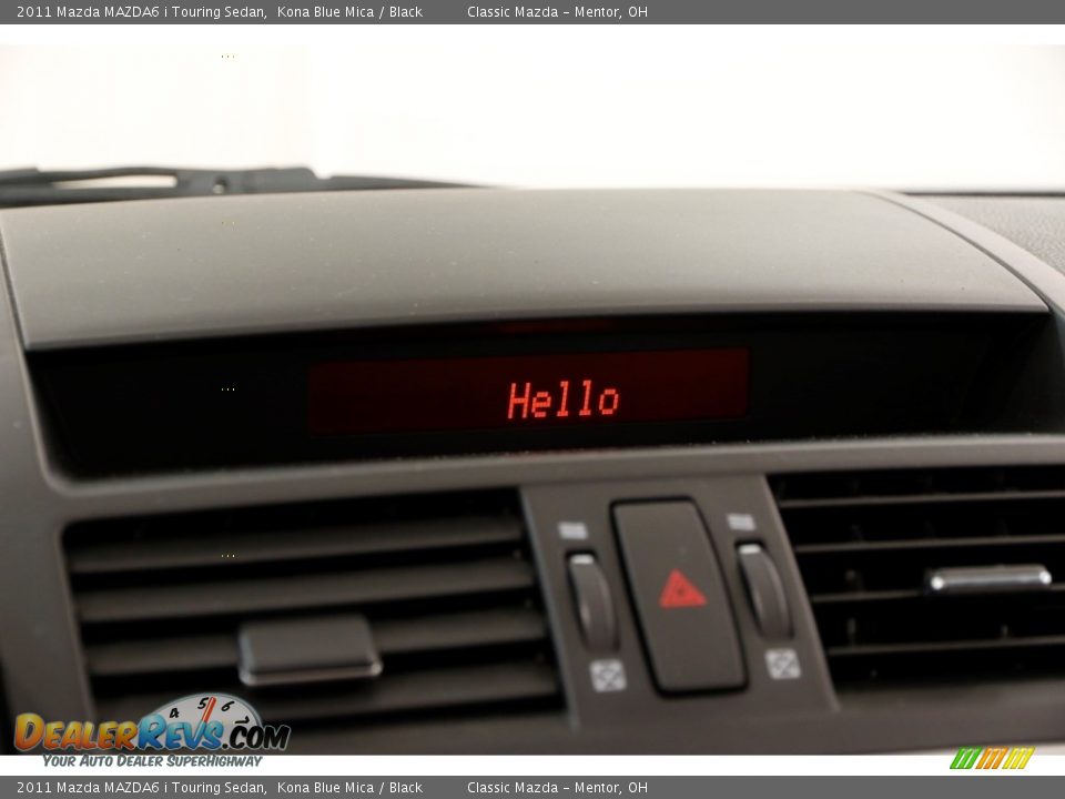2011 Mazda MAZDA6 i Touring Sedan Kona Blue Mica / Black Photo #9