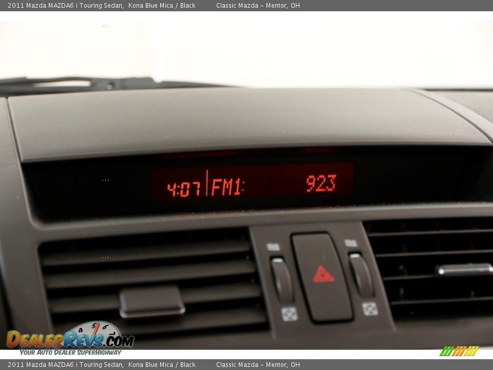 2011 Mazda MAZDA6 i Touring Sedan Kona Blue Mica / Black Photo #10