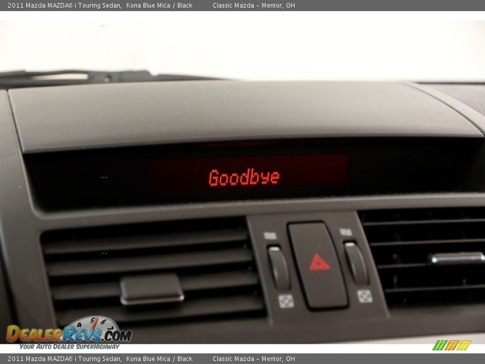 2011 Mazda MAZDA6 i Touring Sedan Kona Blue Mica / Black Photo #11