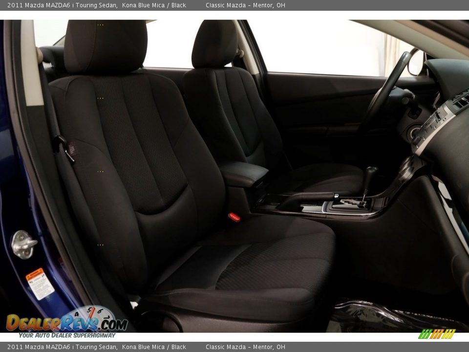 2011 Mazda MAZDA6 i Touring Sedan Kona Blue Mica / Black Photo #14