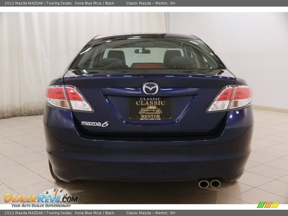 2011 Mazda MAZDA6 i Touring Sedan Kona Blue Mica / Black Photo #17