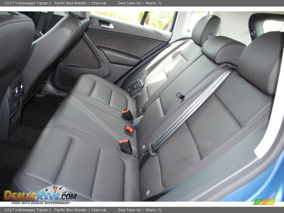 2017 Volkswagen Tiguan S Pacific Blue Metallic / Charcoal Photo #12