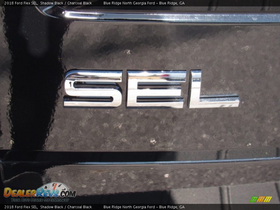 2018 Ford Flex SEL Shadow Black / Charcoal Black Photo #35