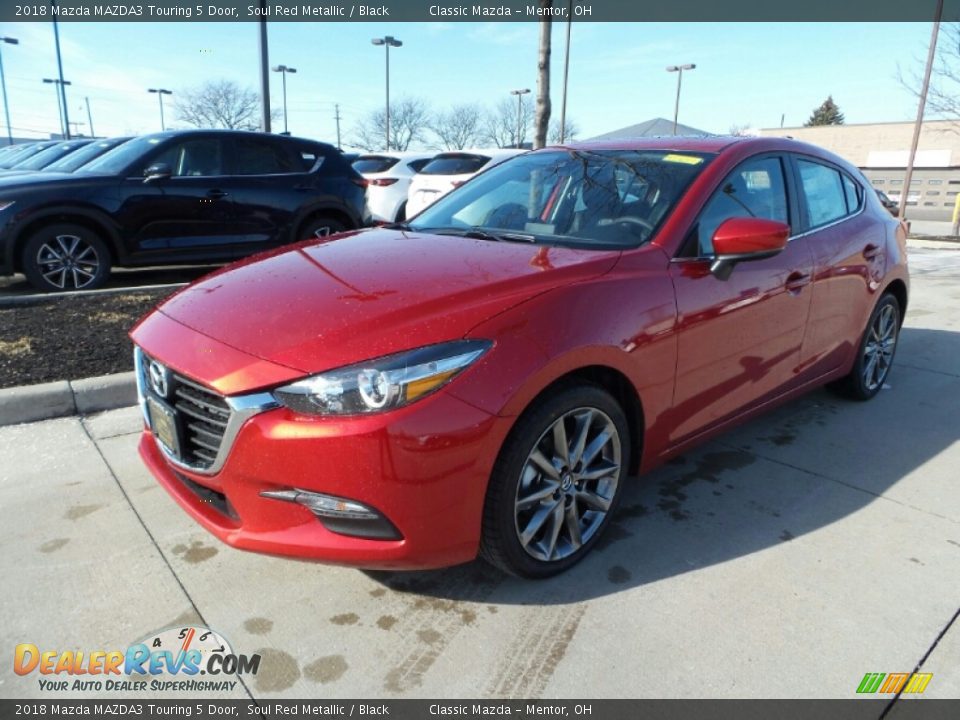 2018 Mazda MAZDA3 Touring 5 Door Soul Red Metallic / Black Photo #1
