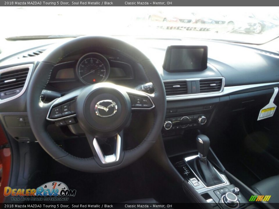 2018 Mazda MAZDA3 Touring 5 Door Soul Red Metallic / Black Photo #3
