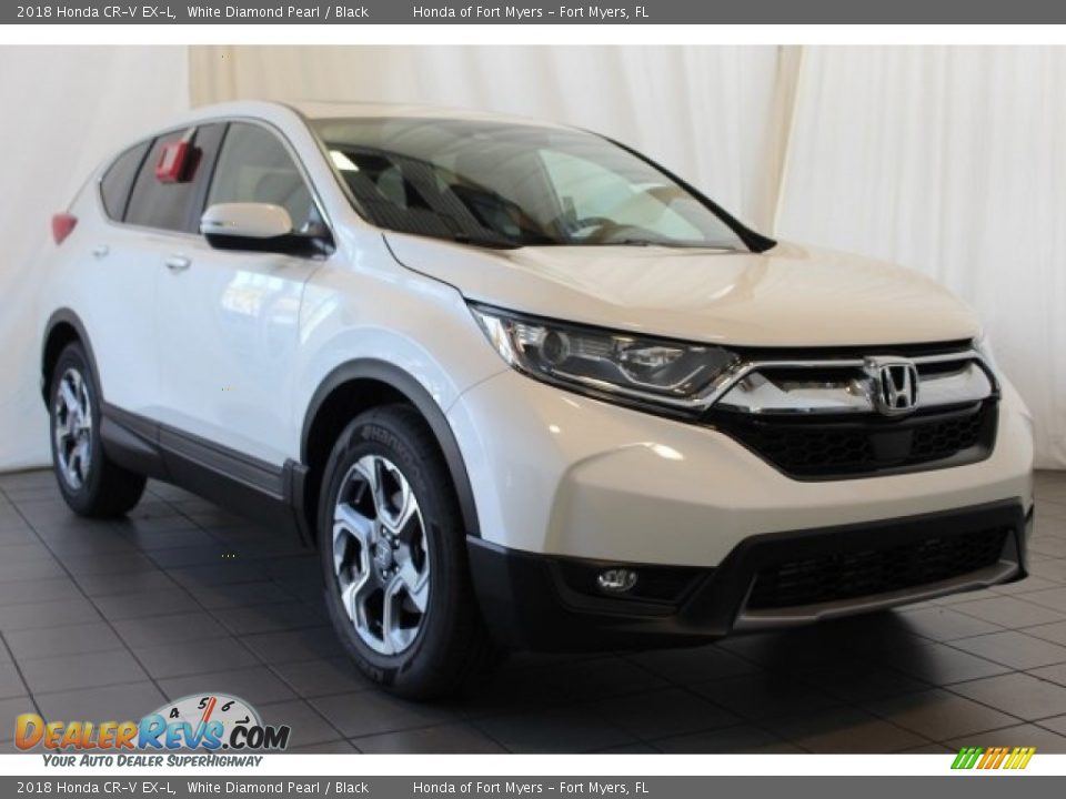 2018 Honda CR-V EX-L White Diamond Pearl / Black Photo #2