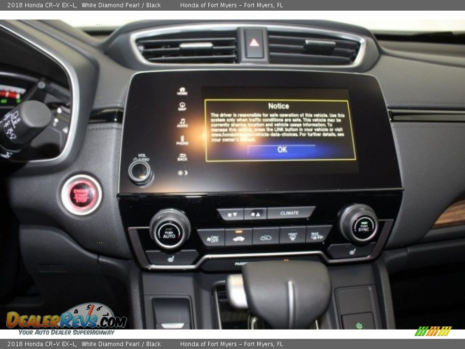 2018 Honda CR-V EX-L White Diamond Pearl / Black Photo #24