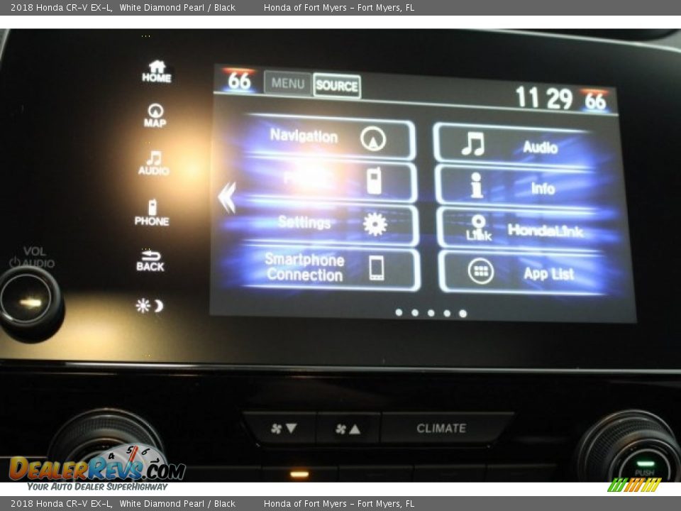 2018 Honda CR-V EX-L White Diamond Pearl / Black Photo #26