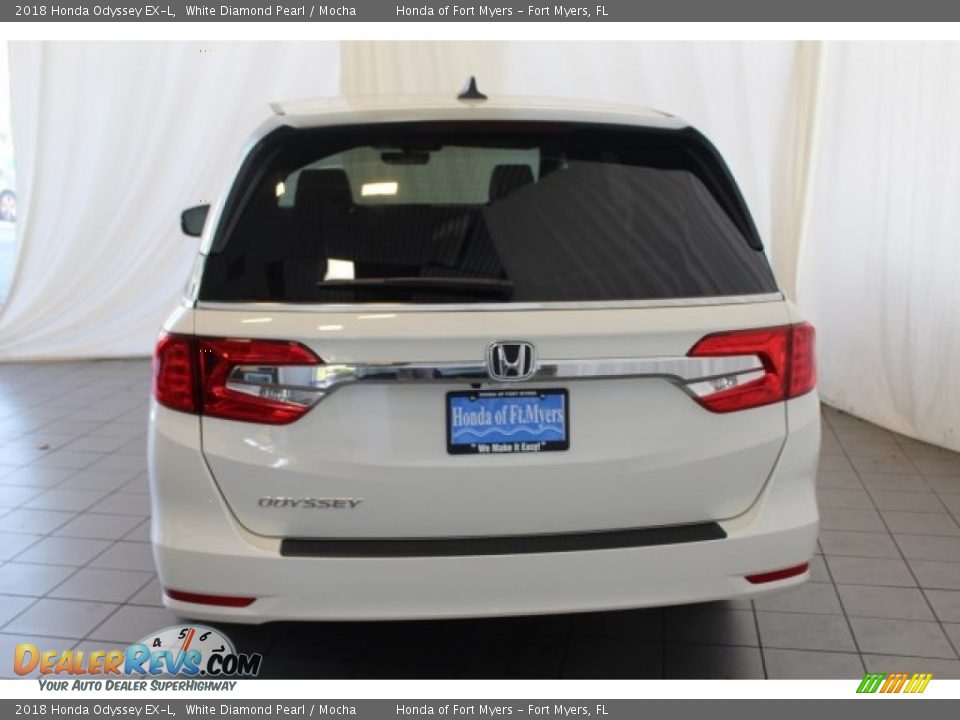 2018 Honda Odyssey EX-L White Diamond Pearl / Mocha Photo #8