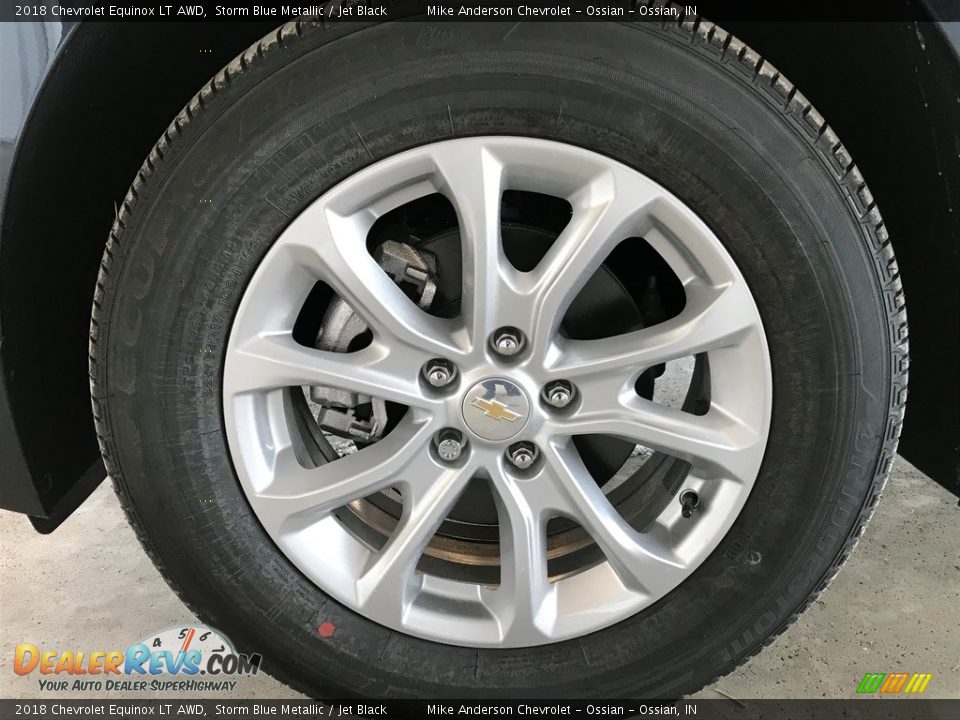 2018 Chevrolet Equinox LT AWD Storm Blue Metallic / Jet Black Photo #30