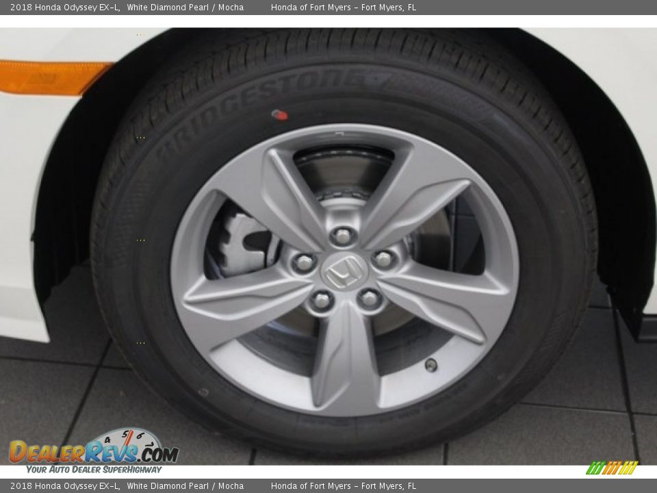 2018 Honda Odyssey EX-L White Diamond Pearl / Mocha Photo #12