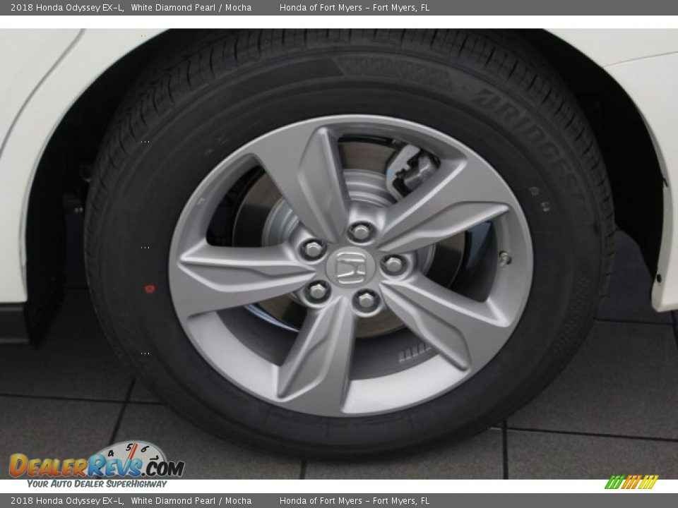 2018 Honda Odyssey EX-L White Diamond Pearl / Mocha Photo #13