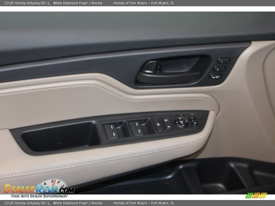 2018 Honda Odyssey EX-L White Diamond Pearl / Mocha Photo #14