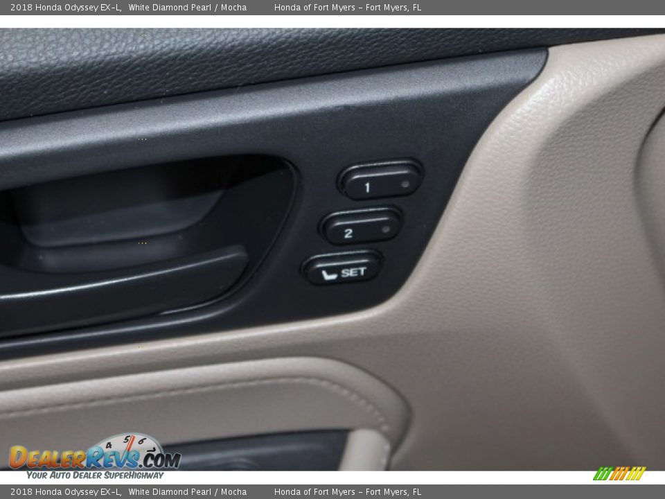 2018 Honda Odyssey EX-L White Diamond Pearl / Mocha Photo #15