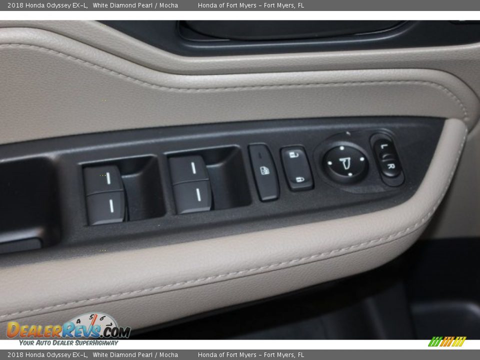 2018 Honda Odyssey EX-L White Diamond Pearl / Mocha Photo #16