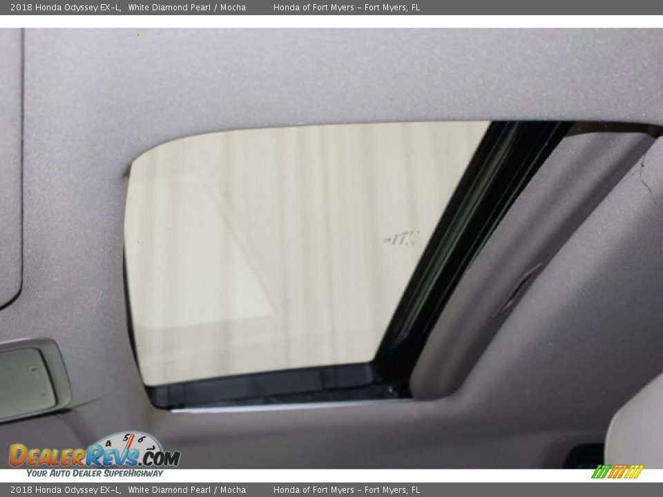 2018 Honda Odyssey EX-L White Diamond Pearl / Mocha Photo #20