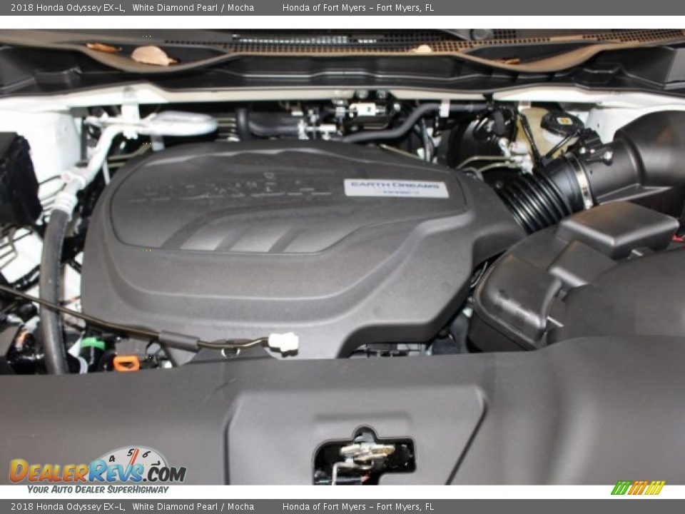 2018 Honda Odyssey EX-L White Diamond Pearl / Mocha Photo #35