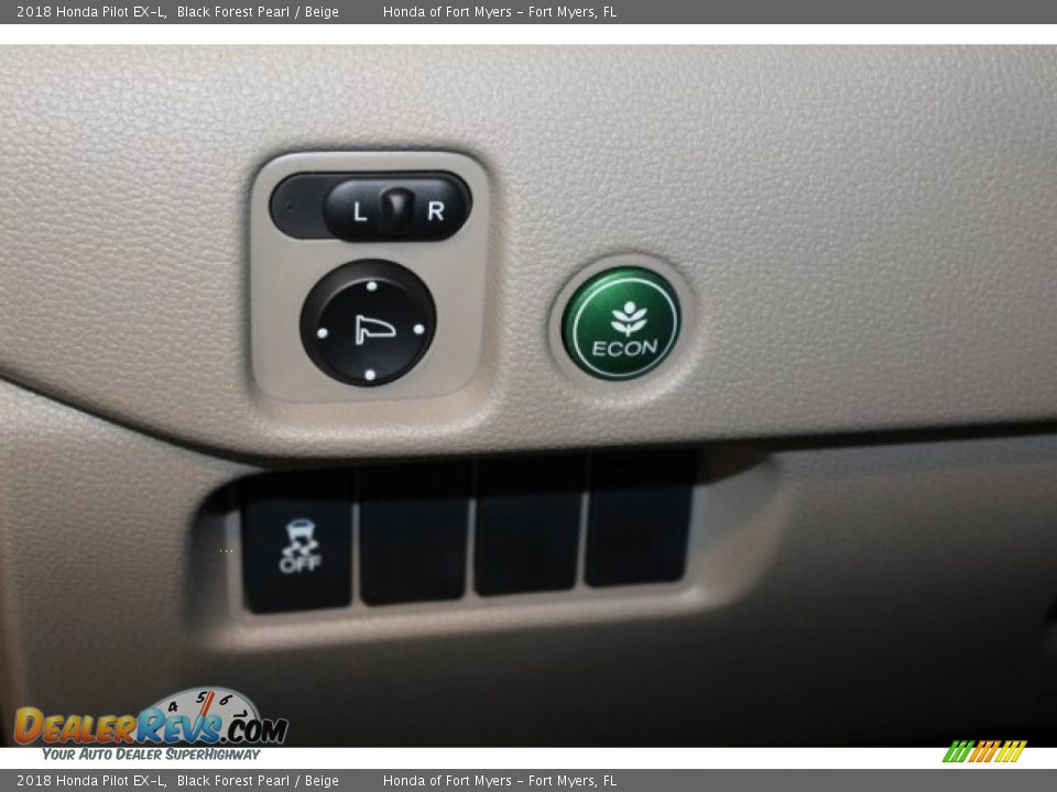 2018 Honda Pilot EX-L Black Forest Pearl / Beige Photo #21