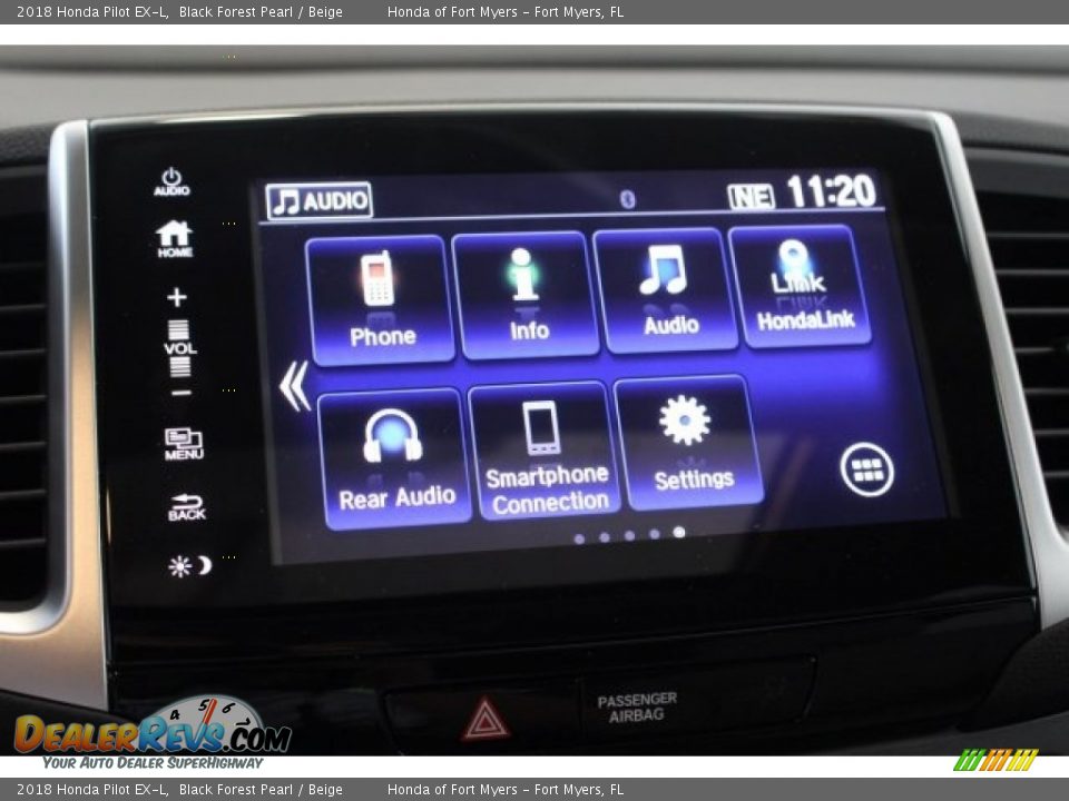 2018 Honda Pilot EX-L Black Forest Pearl / Beige Photo #26