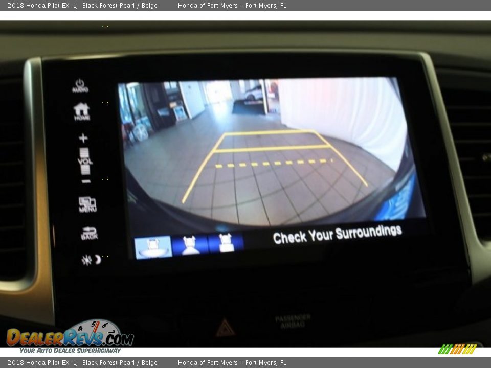 2018 Honda Pilot EX-L Black Forest Pearl / Beige Photo #27