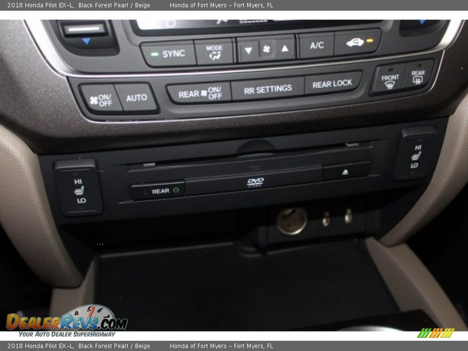 2018 Honda Pilot EX-L Black Forest Pearl / Beige Photo #30