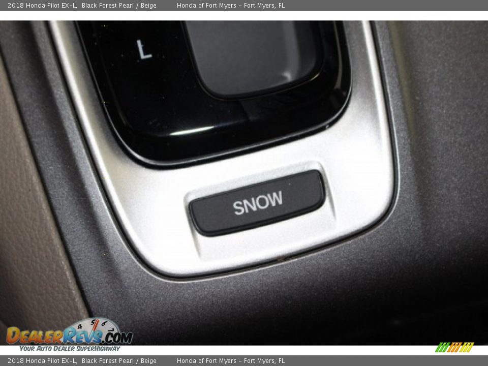2018 Honda Pilot EX-L Black Forest Pearl / Beige Photo #32