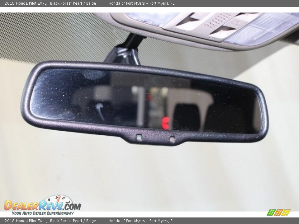 2018 Honda Pilot EX-L Black Forest Pearl / Beige Photo #33