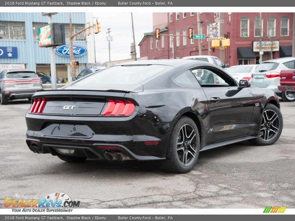 2018 Ford Mustang GT Fastback Shadow Black / Ebony Photo #3