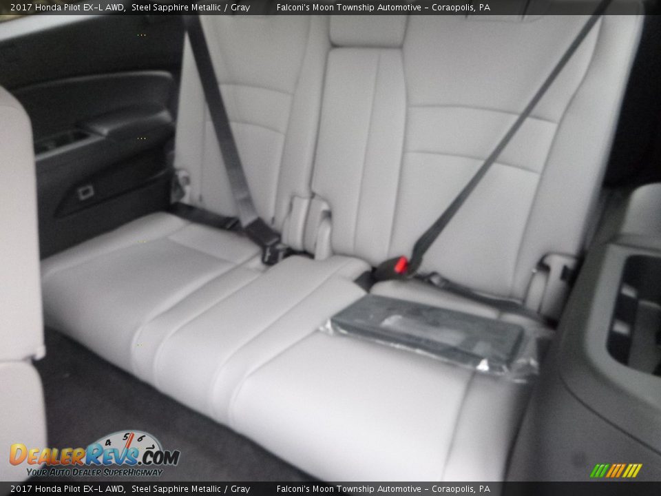 2017 Honda Pilot EX-L AWD Steel Sapphire Metallic / Gray Photo #10