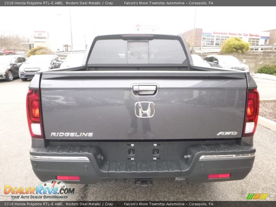 2018 Honda Ridgeline RTL-E AWD Modern Steel Metallic / Gray Photo #3