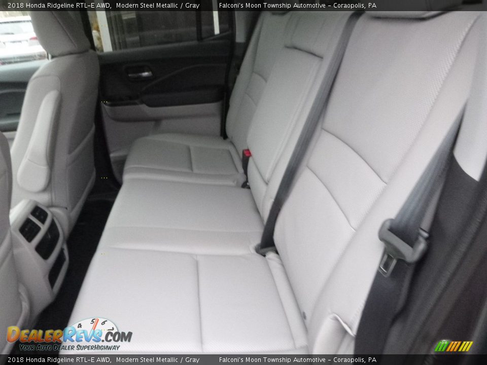 2018 Honda Ridgeline RTL-E AWD Modern Steel Metallic / Gray Photo #8