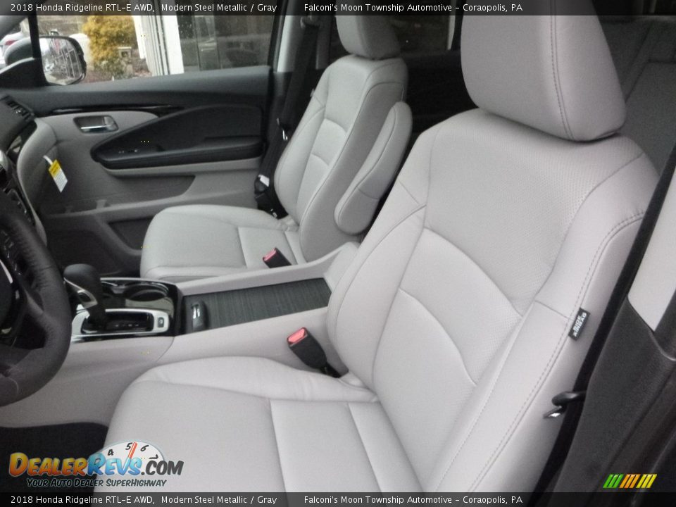 2018 Honda Ridgeline RTL-E AWD Modern Steel Metallic / Gray Photo #10