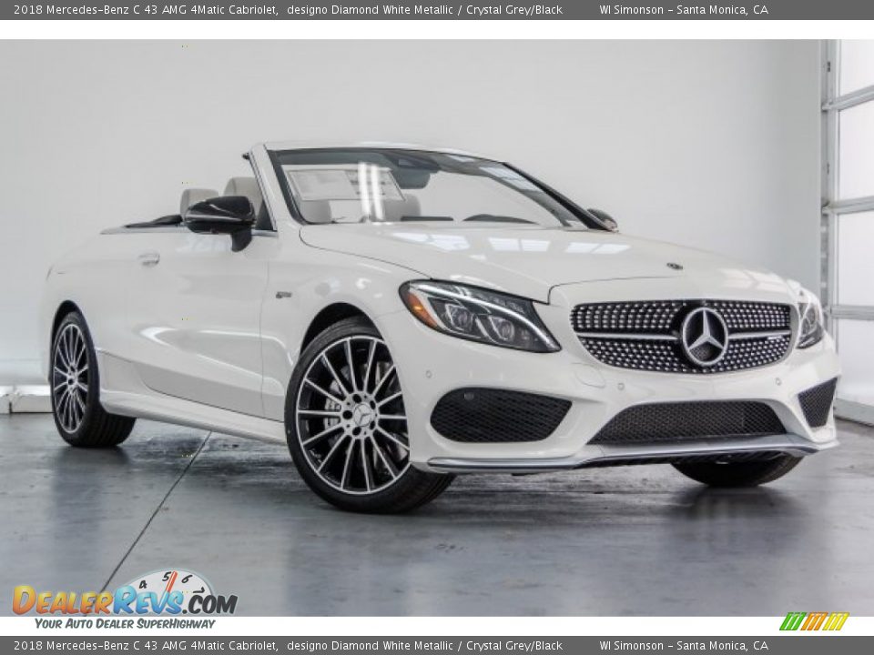 Front 3/4 View of 2018 Mercedes-Benz C 43 AMG 4Matic Cabriolet Photo #17