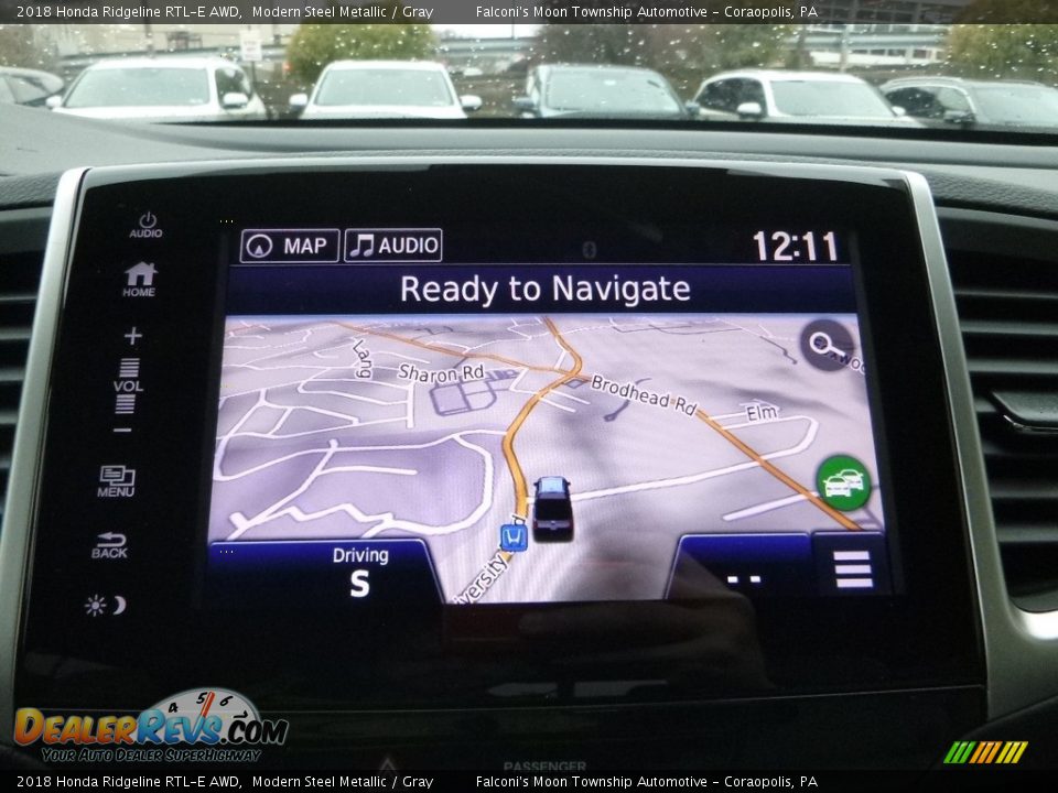 2018 Honda Ridgeline RTL-E AWD Modern Steel Metallic / Gray Photo #13