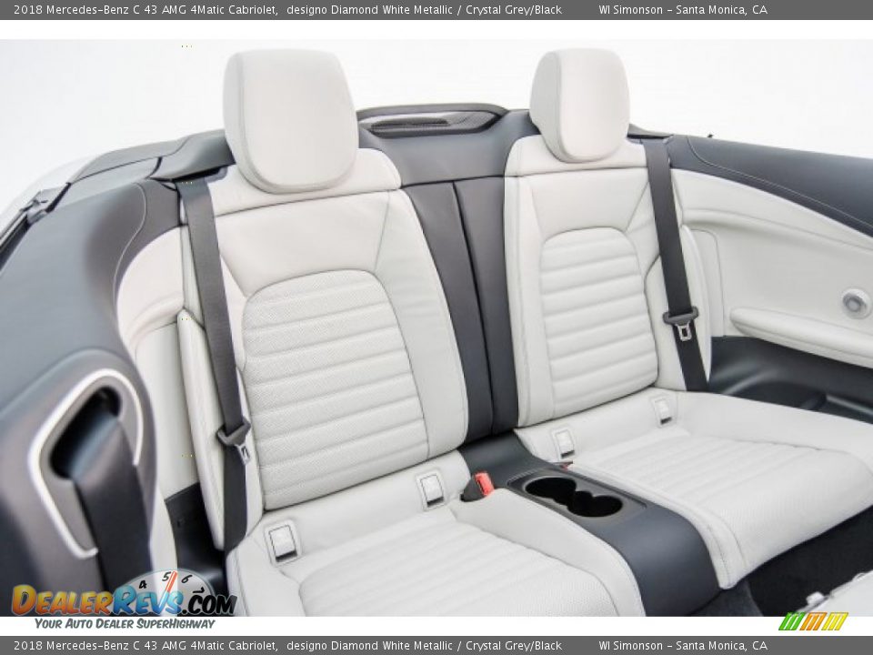 Rear Seat of 2018 Mercedes-Benz C 43 AMG 4Matic Cabriolet Photo #18