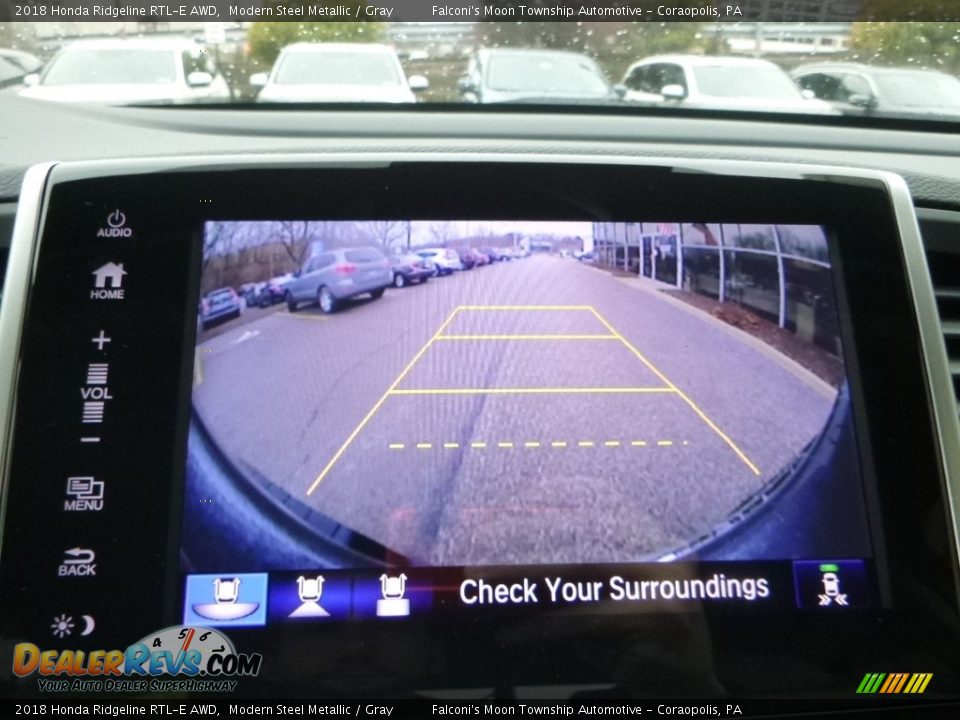 2018 Honda Ridgeline RTL-E AWD Modern Steel Metallic / Gray Photo #15