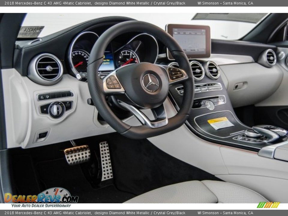 Dashboard of 2018 Mercedes-Benz C 43 AMG 4Matic Cabriolet Photo #29
