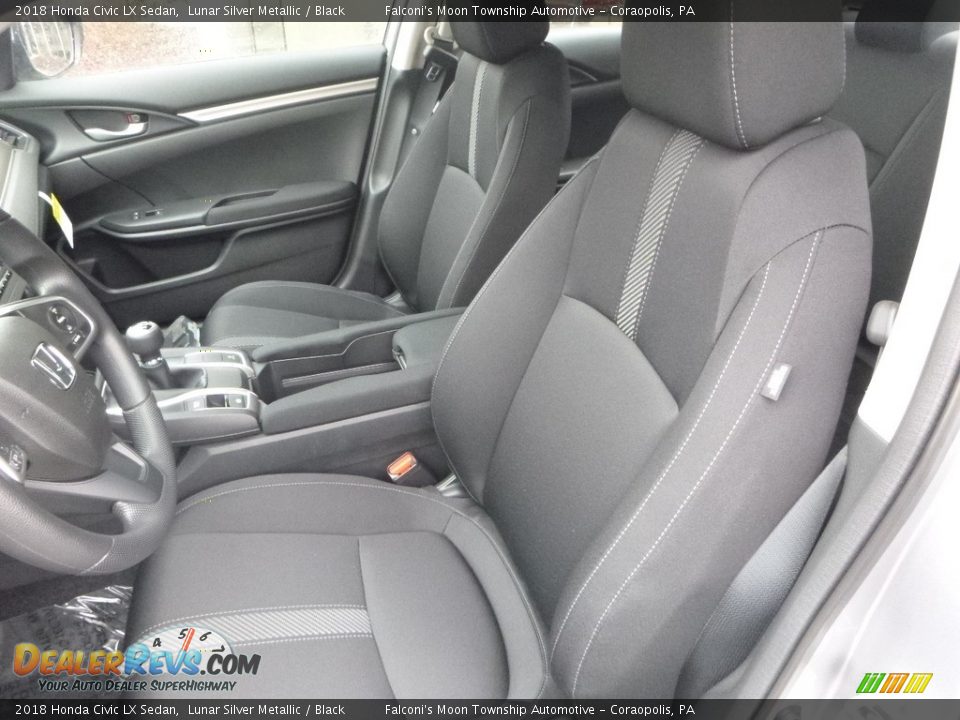 Front Seat of 2018 Honda Civic LX Sedan Photo #8
