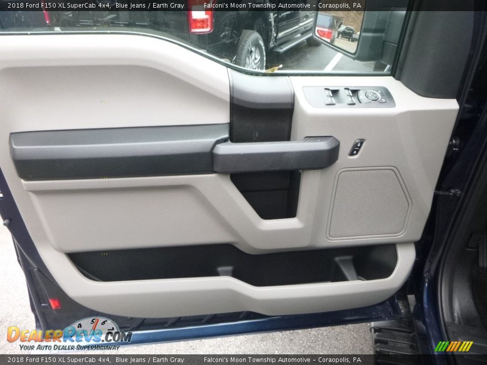 2018 Ford F150 XL SuperCab 4x4 Blue Jeans / Earth Gray Photo #10