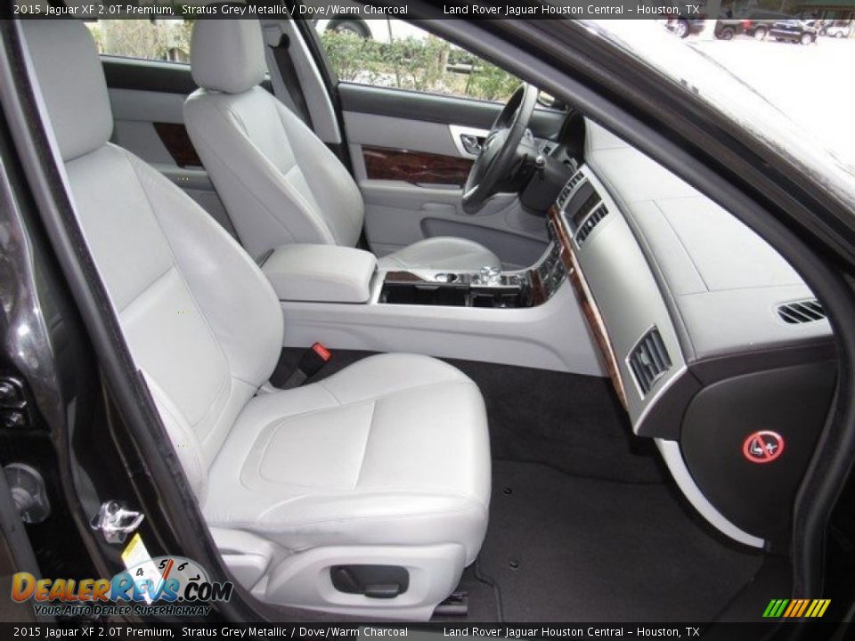 2015 Jaguar XF 2.0T Premium Stratus Grey Metallic / Dove/Warm Charcoal Photo #5