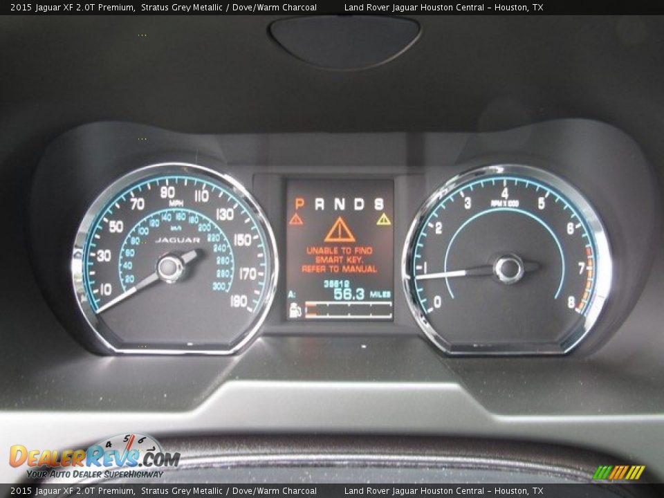 2015 Jaguar XF 2.0T Premium Stratus Grey Metallic / Dove/Warm Charcoal Photo #8